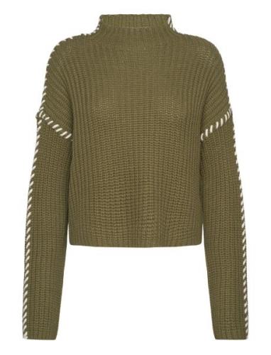 Vmnewcream Ls Funnelneck Pullover Boo Vero Moda Khaki