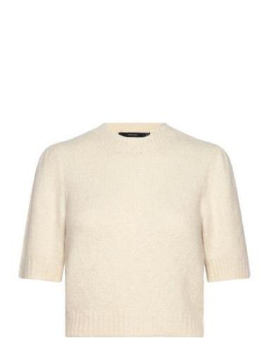 Vmnovah Ss O-Neck Puff Pullover Ga Noos Vero Moda Cream