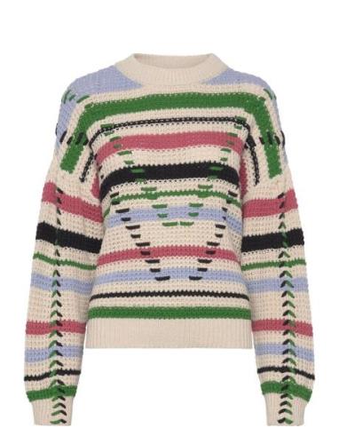 Objtuja Knit L/S Oz Pullover 134 Object Patterned