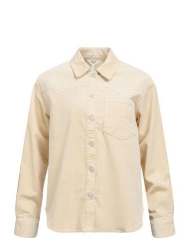 Objliva L/S Lo Corduroy Shirt 135 Object Beige