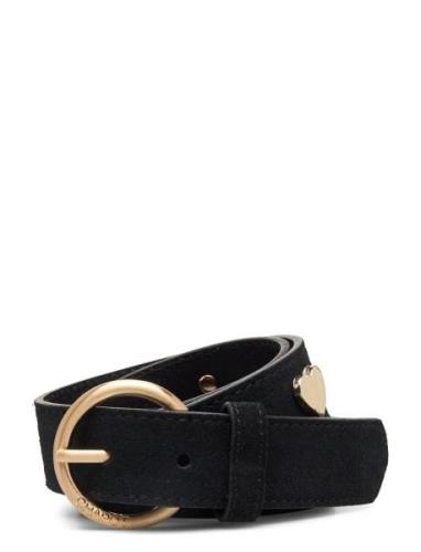 Hammered Heart Belt Fabienne Chapot Black