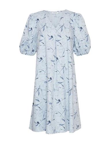 Mschparilla Cenilla 2/4 Dress Aop MSCH Copenhagen Blue