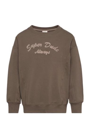 Sweatshirt Ls Minymo Brown