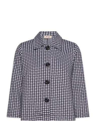 Mela Dogtooth Jacket Jumperfabriken Black