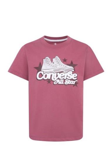 Converse Retro Sneaker Graphic Tee Converse Pink