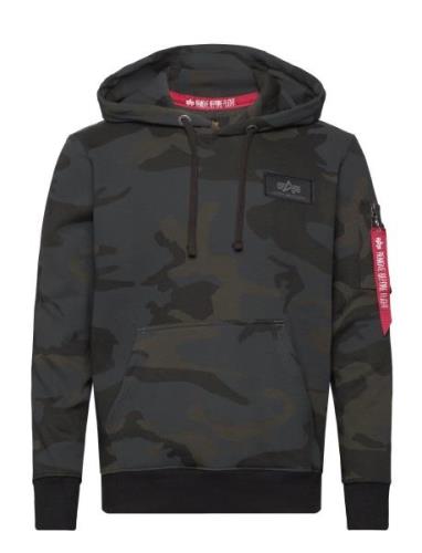 Back Print Hoody Camo Alpha Industries Patterned