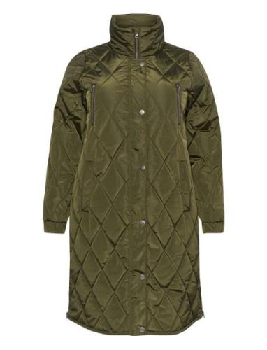 Kclinda Quit Jacket Kaffe Curve Khaki