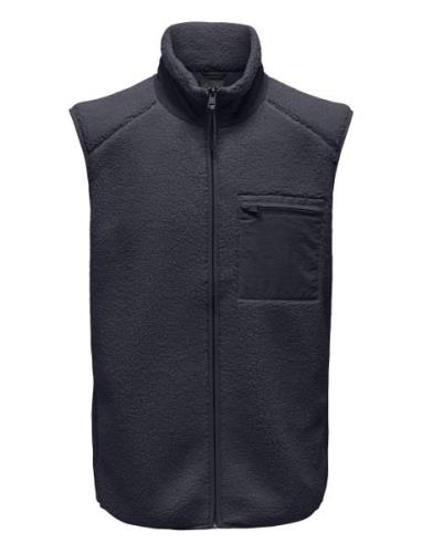 Onsdallas Sherpa Vest Otw Vd ONLY & SONS Navy