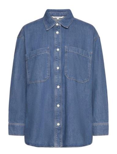 Loose Denim Shirt Tom Tailor Blue