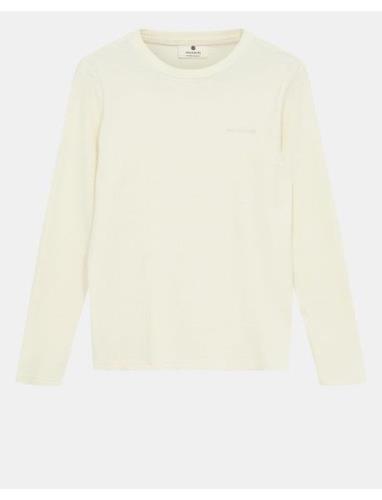 Akkikki L/S Waffle Tee Anerkjendt Cream