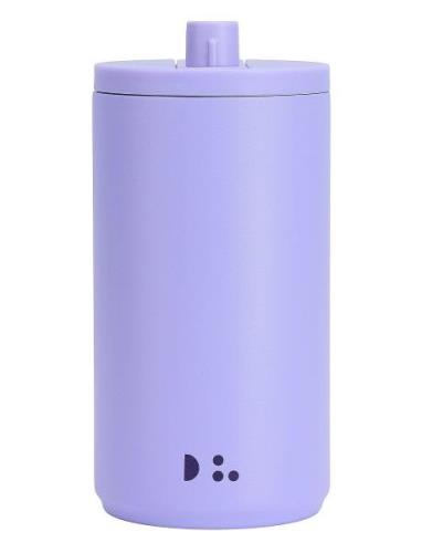 Travel Mug Design Letters Purple