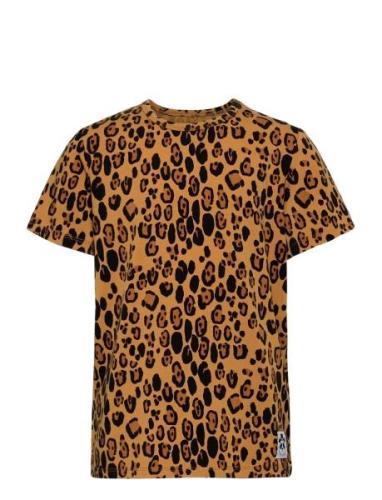 Basic Leopard Ss Tee Mini Rodini Brown