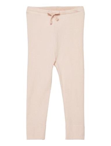 Rib Jersey Leggings W. String Copenhagen Colors Pink