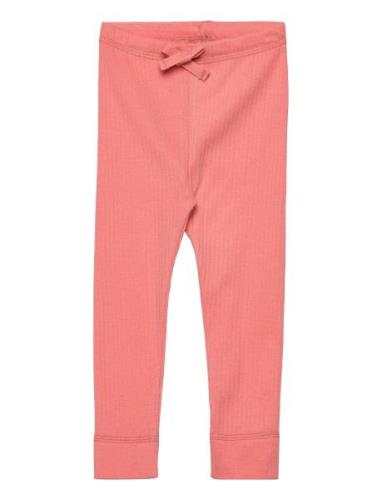 Rib Jersey Leggings W. String Copenhagen Colors Pink