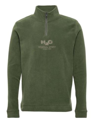 Blåvand Ii Fleece Half Zip H2O Green