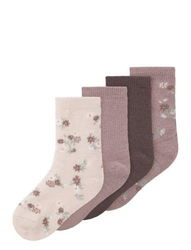 Nmfwak Wo/Bl 4P Sock Name It Pink