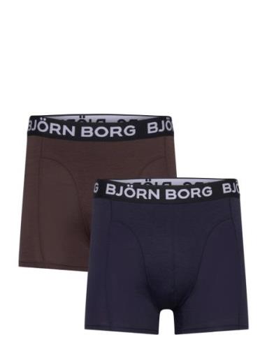 Bamboo Cotton Blend Boxer 2P Björn Borg Navy