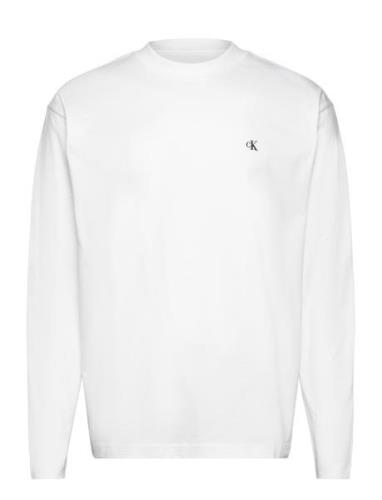 Stamp Back Graphic Ls Tee Calvin Klein Jeans White