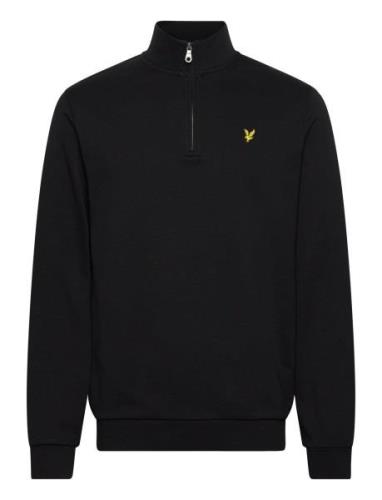 Loopback Quarter Zip Sweat Lyle & Scott Black