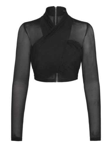 Aliyah Top Bardot Black