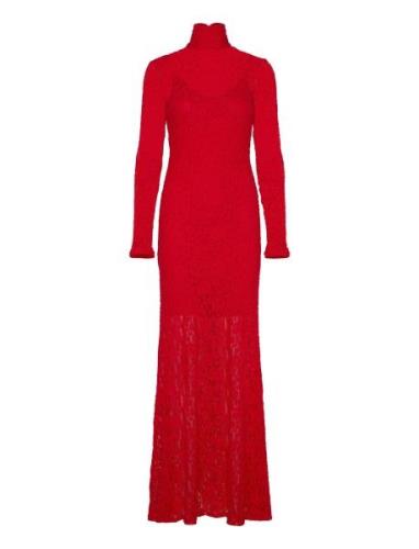 Janasia Lace Dress Twist & Tango Red