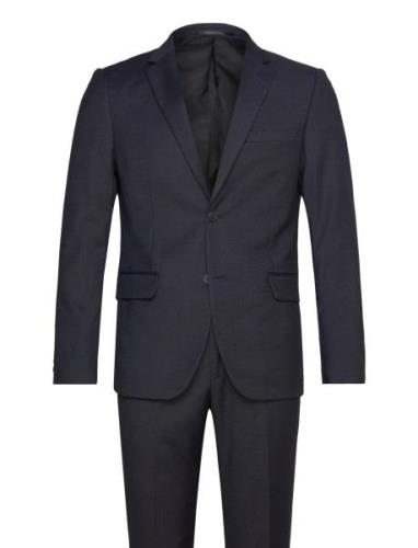 Classic Structure Stretch Suit Lindbergh Navy