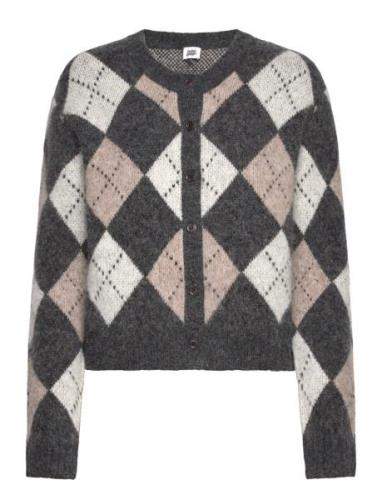 Filippa Argyle Cardigan Twist & Tango Grey