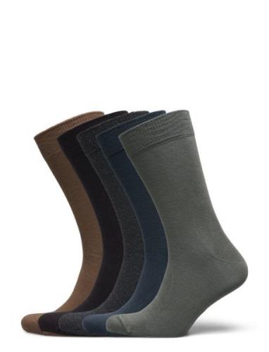 Essential Ankle Sock 5P Björn Borg Green