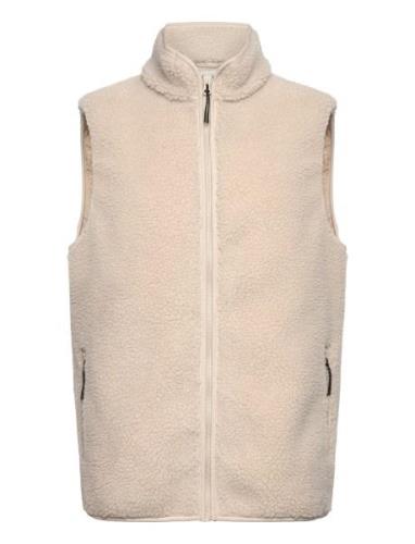 Fleece Gilet Lindbergh Cream