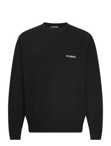 Logo Relaxed Knit Sweater HAN Kjøbenhavn Black