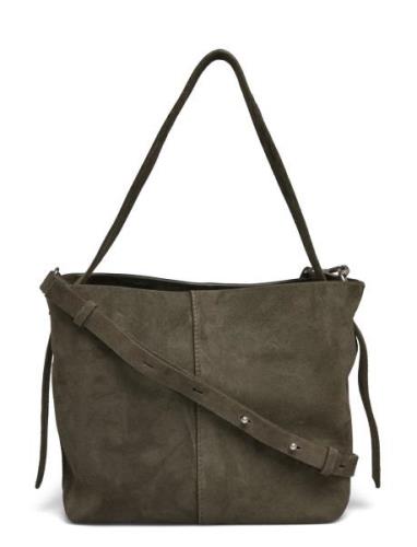 Suede Fraya Small Bag Becksöndergaard Khaki