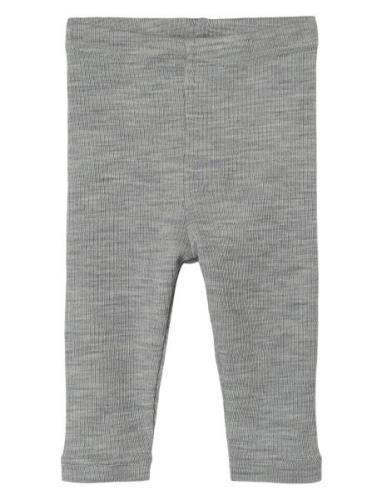 Nbmfable Wool Leggings Lil Lil'Atelier Grey