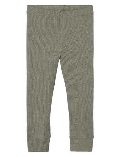 Nmmfable Fio Wool Leggings Lil Lil'Atelier Green