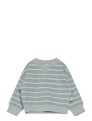 Sweat Shirt Line Petit Piao Blue