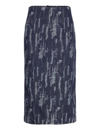 Ixorabbtanella Skirt Bruuns Bazaar Navy