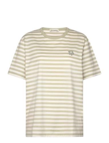 Tasaraita Men Ss Marimekko Khaki