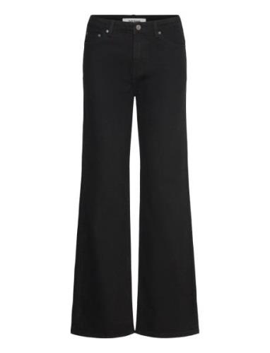 Srwilla Midwaist Wide Jeans Soft Rebels Black