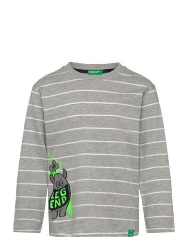 T-Shirt L/S United Colors Of Benetton Grey