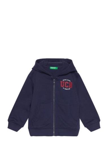 Jacket W/Hood L/S United Colors Of Benetton Navy