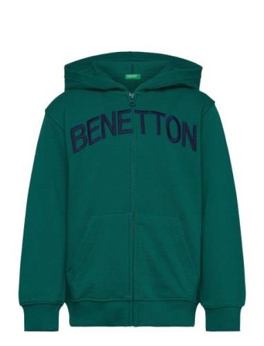 Jacket W/Hood L/S United Colors Of Benetton Green