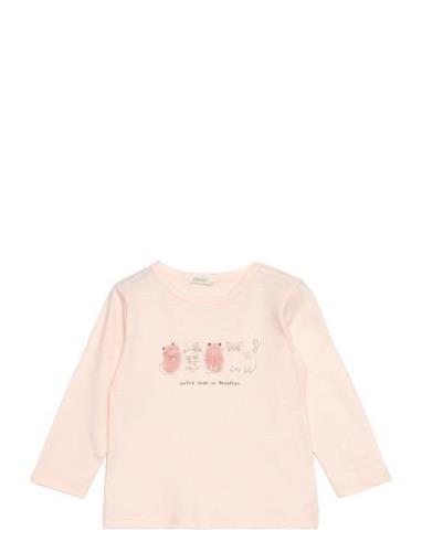 T-Shirt L/S United Colors Of Benetton Pink