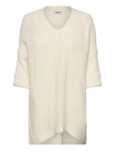 Nmvera 3/4 Light V-Neck Knit Dd NOISY MAY Cream