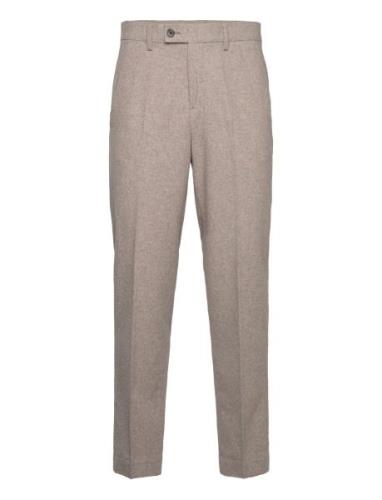 Flannel Wool Blend Formal Pant Lindbergh Beige