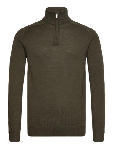 Bs Pelle Regular Fit Knitwear Bruun & Stengade Khaki