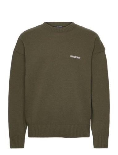 Logo Relaxed Knit Sweater HAN Kjøbenhavn Green