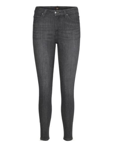 Scarlett High Zip Lee Jeans Grey