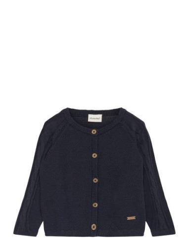 Cardigan Knit Minymo Navy