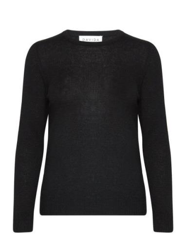 Basic Sweater Loose Tension Davida Cashmere Black