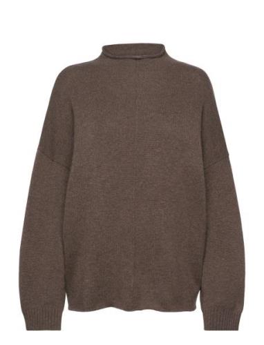 Over D Half Turtleneck Davida Cashmere Brown