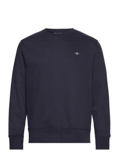 Reg Emb Archive Shield Cneck GANT Navy